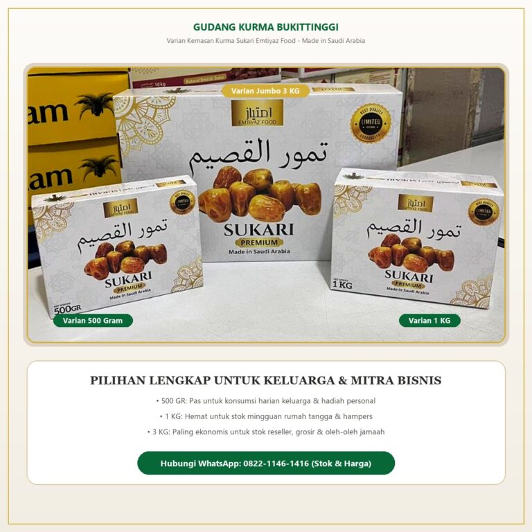 Kurma Sukari Emtiyaz 500g / 1kg / 3kg
