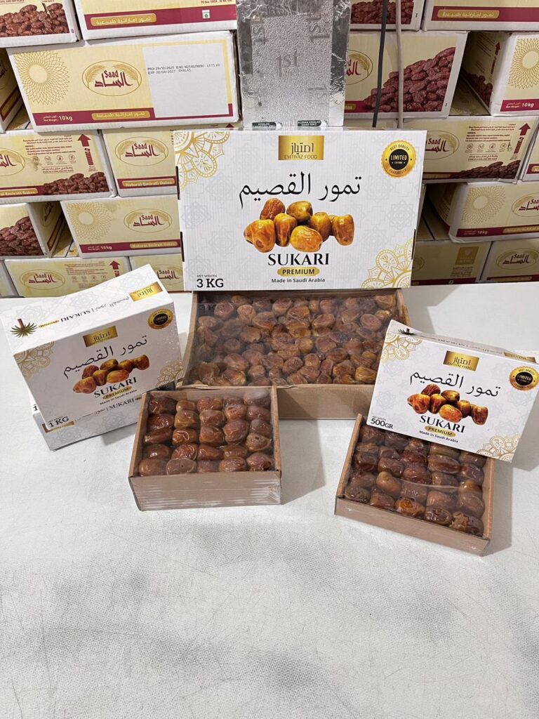 Stok kurma Sukari Emtiyaz di gudang